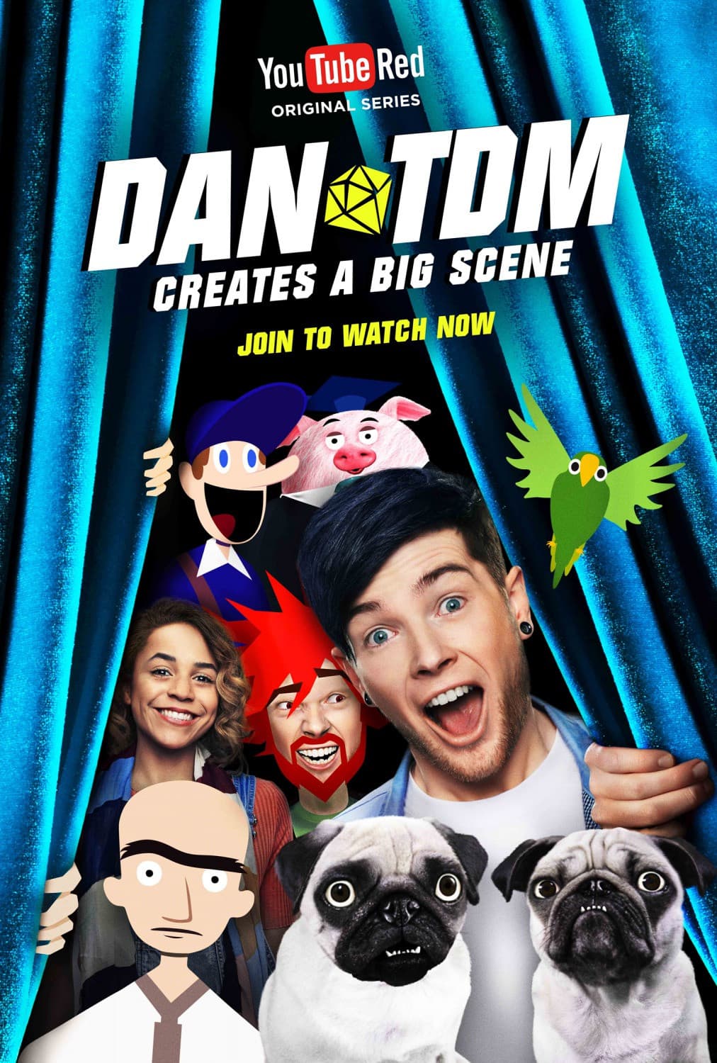 DanTDM Creates a Big Scene backdrop