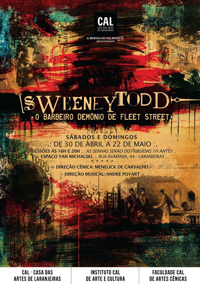 Sweeney Todd - O Barbeiro Demônio de Fleet Street backdrop