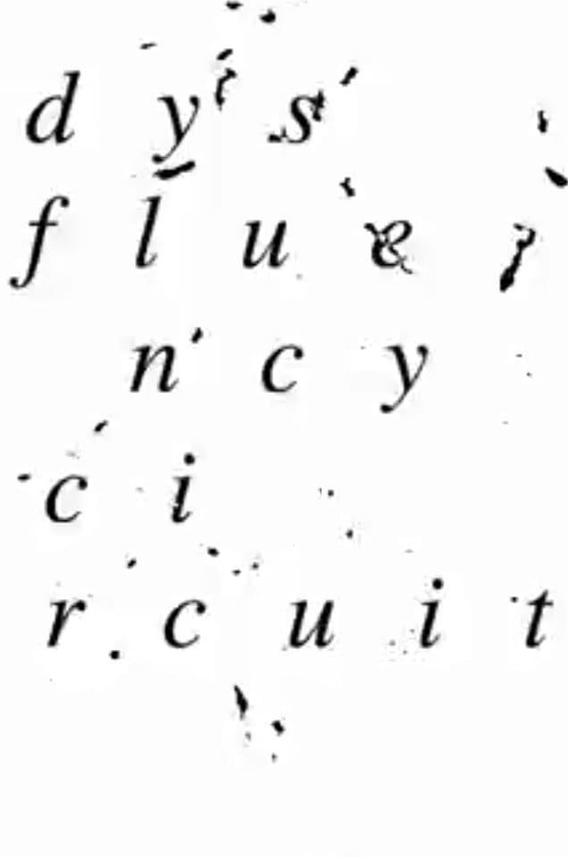 Dysfluency Circuit backdrop