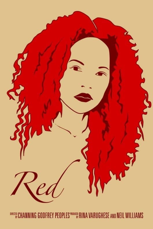 Red backdrop