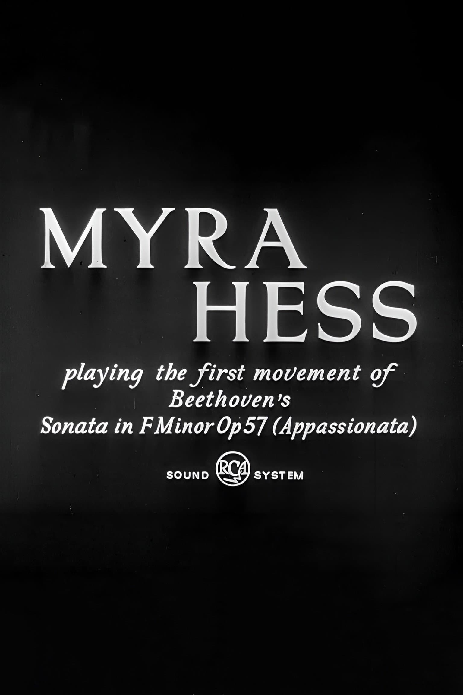 Myra Hess backdrop