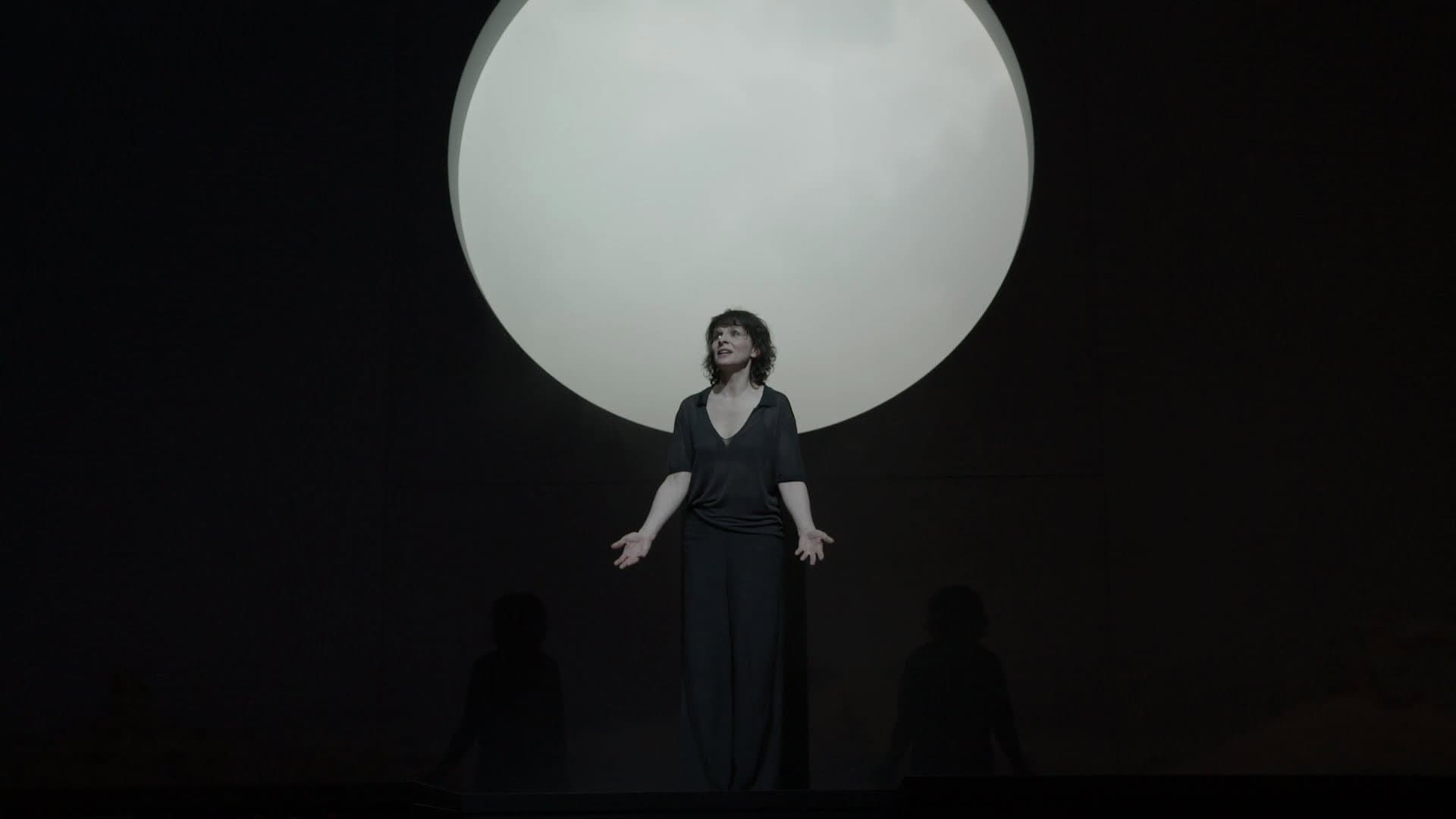 Antigone at the Barbican backdrop