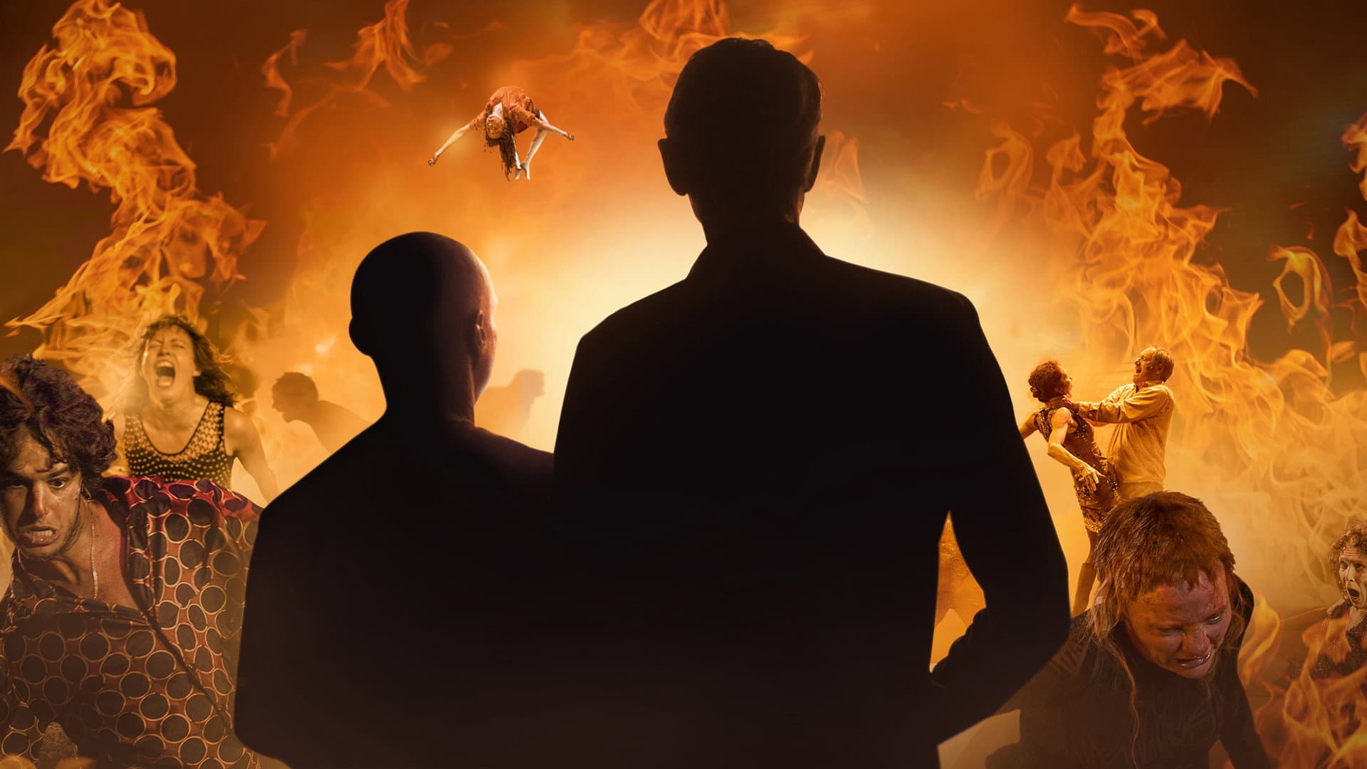 Two Men backdrop
