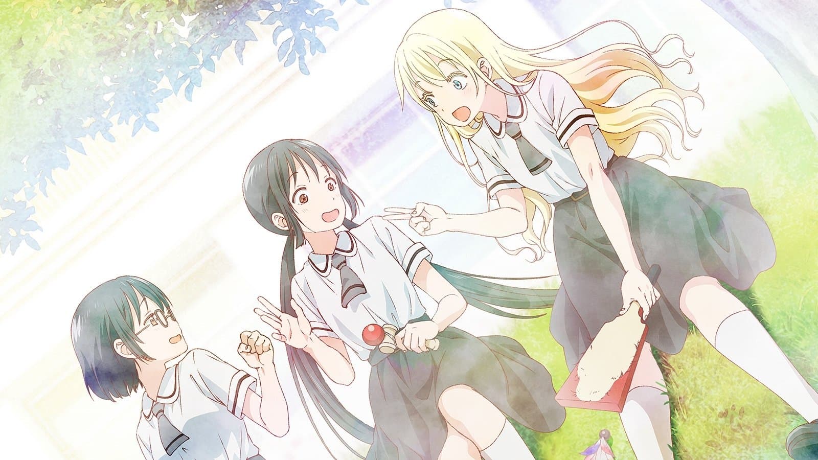 Asobi Asobase - workshop of fun - backdrop