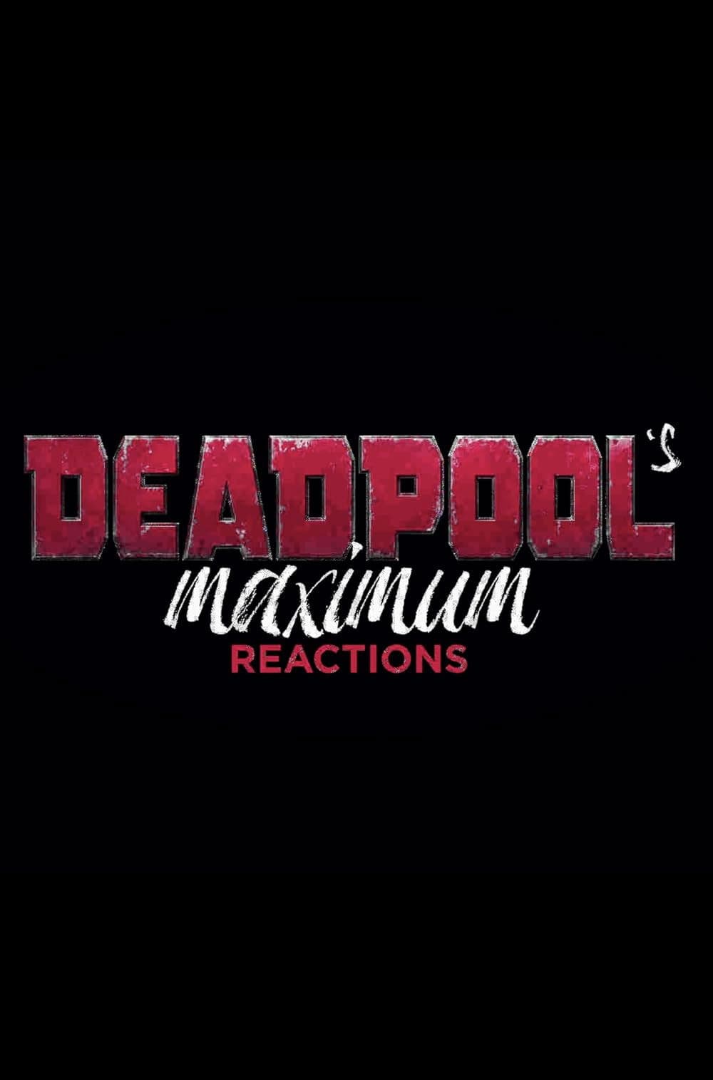Deadpool and Korg React backdrop