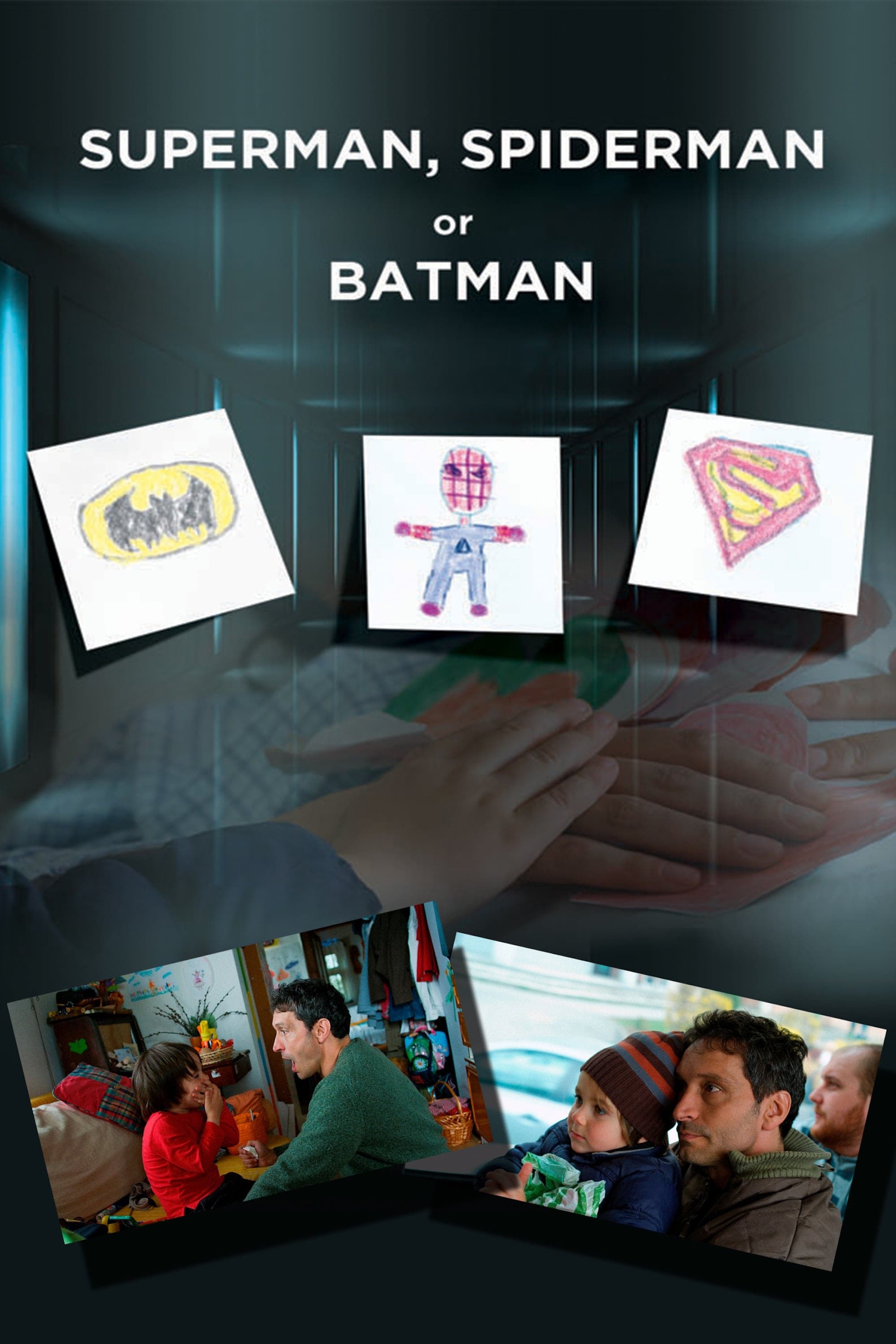 Superman, Spider-Man or Batman backdrop