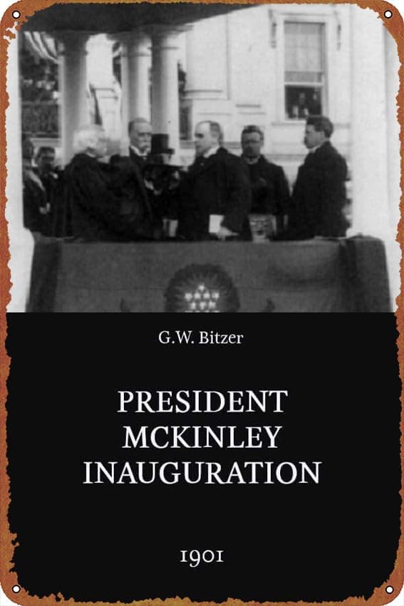 President McKinley Inauguration Footage backdrop