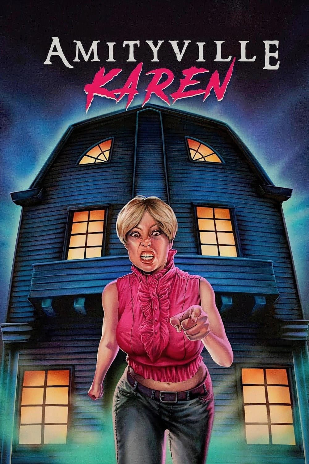 Amityville Karen backdrop