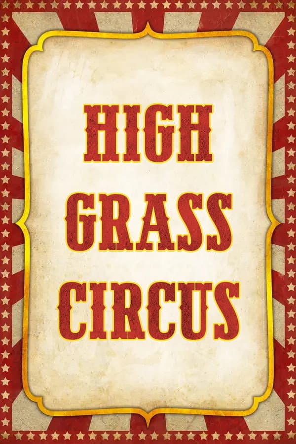 High Grass Circus backdrop