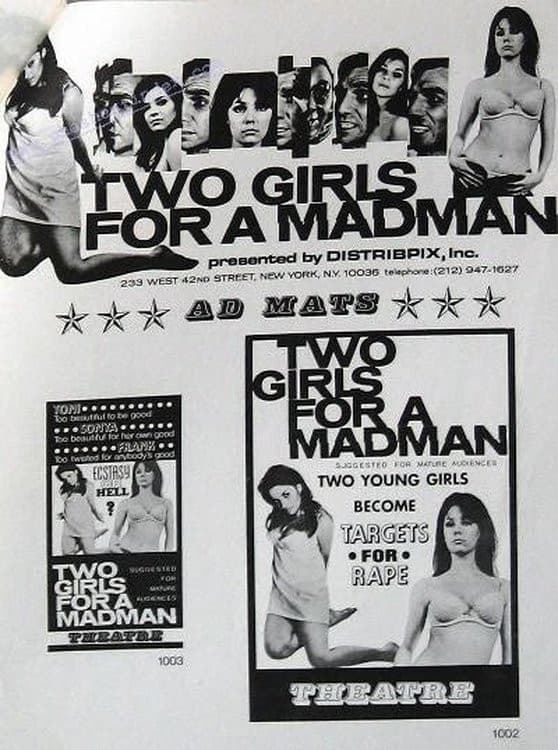 Two Girls for a Madman backdrop