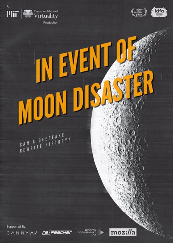 In Event of Moon Disaster backdrop