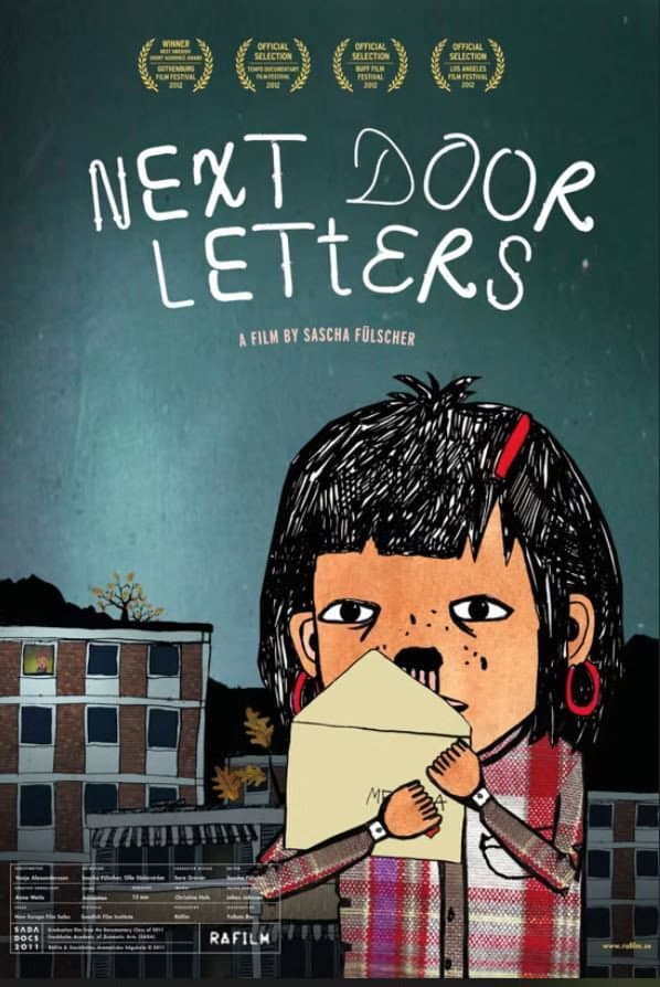 Next Door Letters backdrop