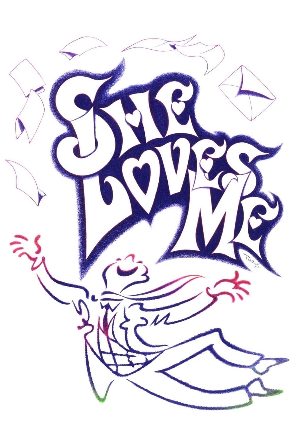 She Loves Me backdrop