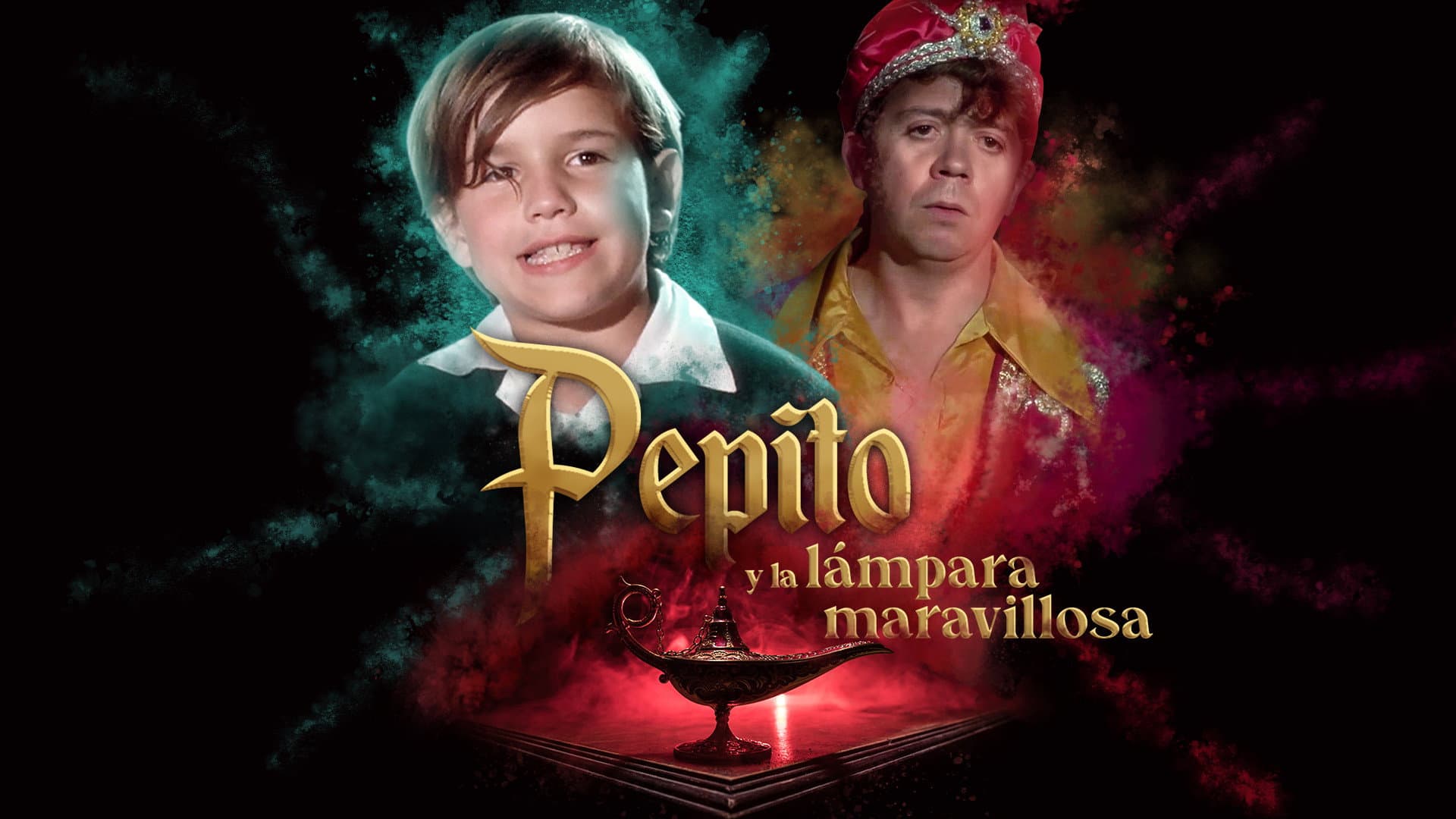 Chabelo Y Pepito en La Lampara Maravillosa backdrop