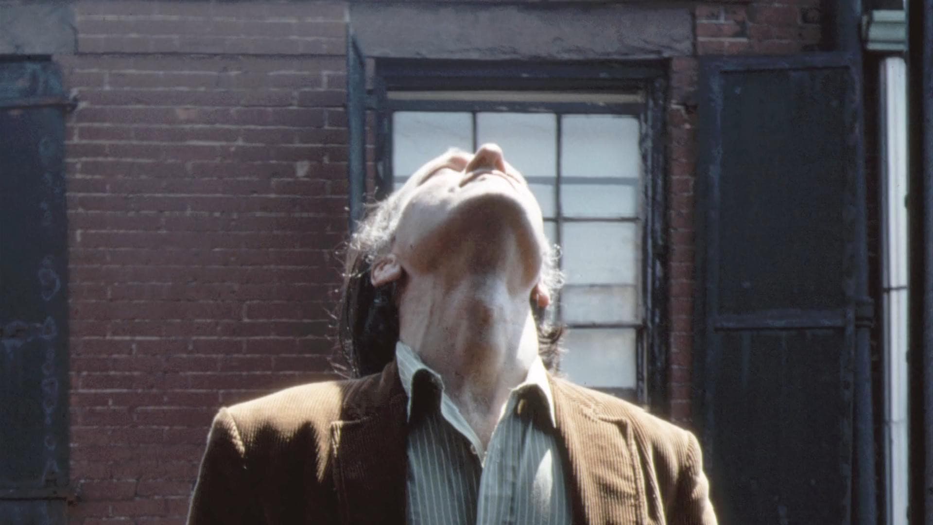 Jonas Mekas in Kodachrome Days backdrop
