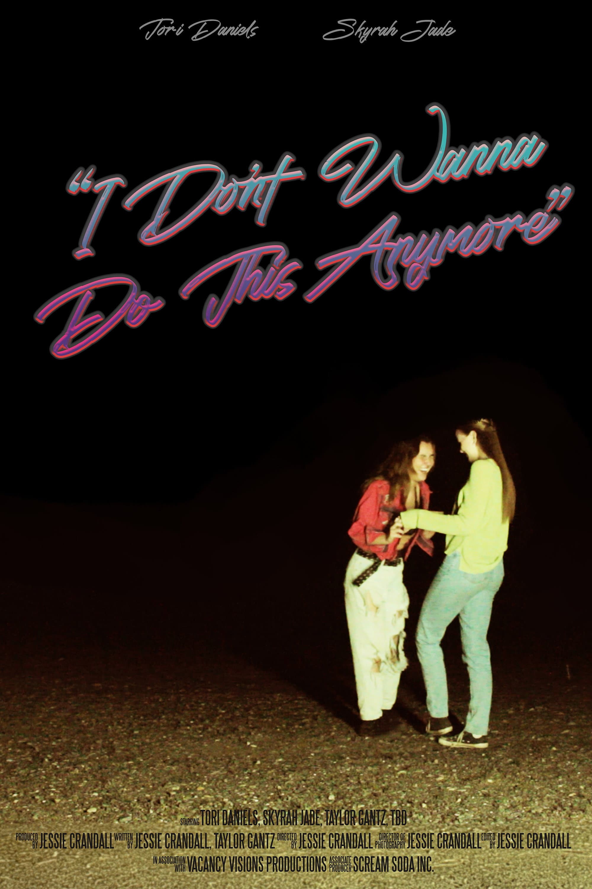 "I Don't Wanna Do This Anymore" backdrop