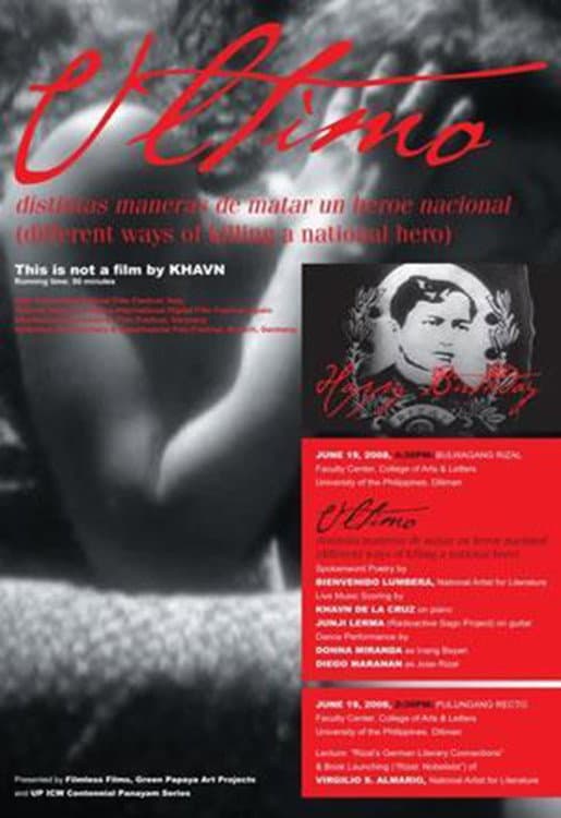 Ultimo: Different Ways of Killing a National Hero backdrop