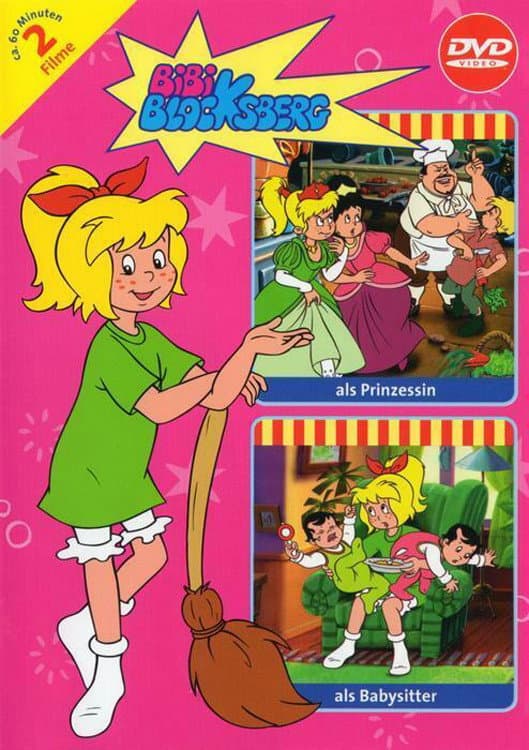 Bibi Blocksberg - als Prinzessin und als Babysitter backdrop