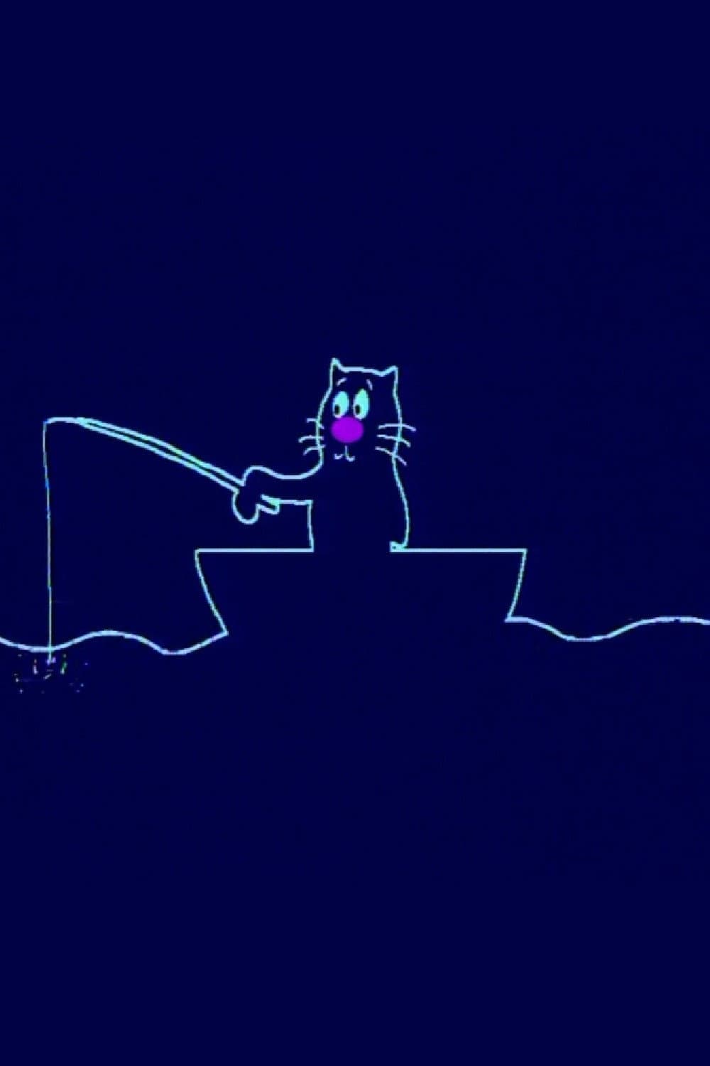 Scat, the Stringalong Cat backdrop