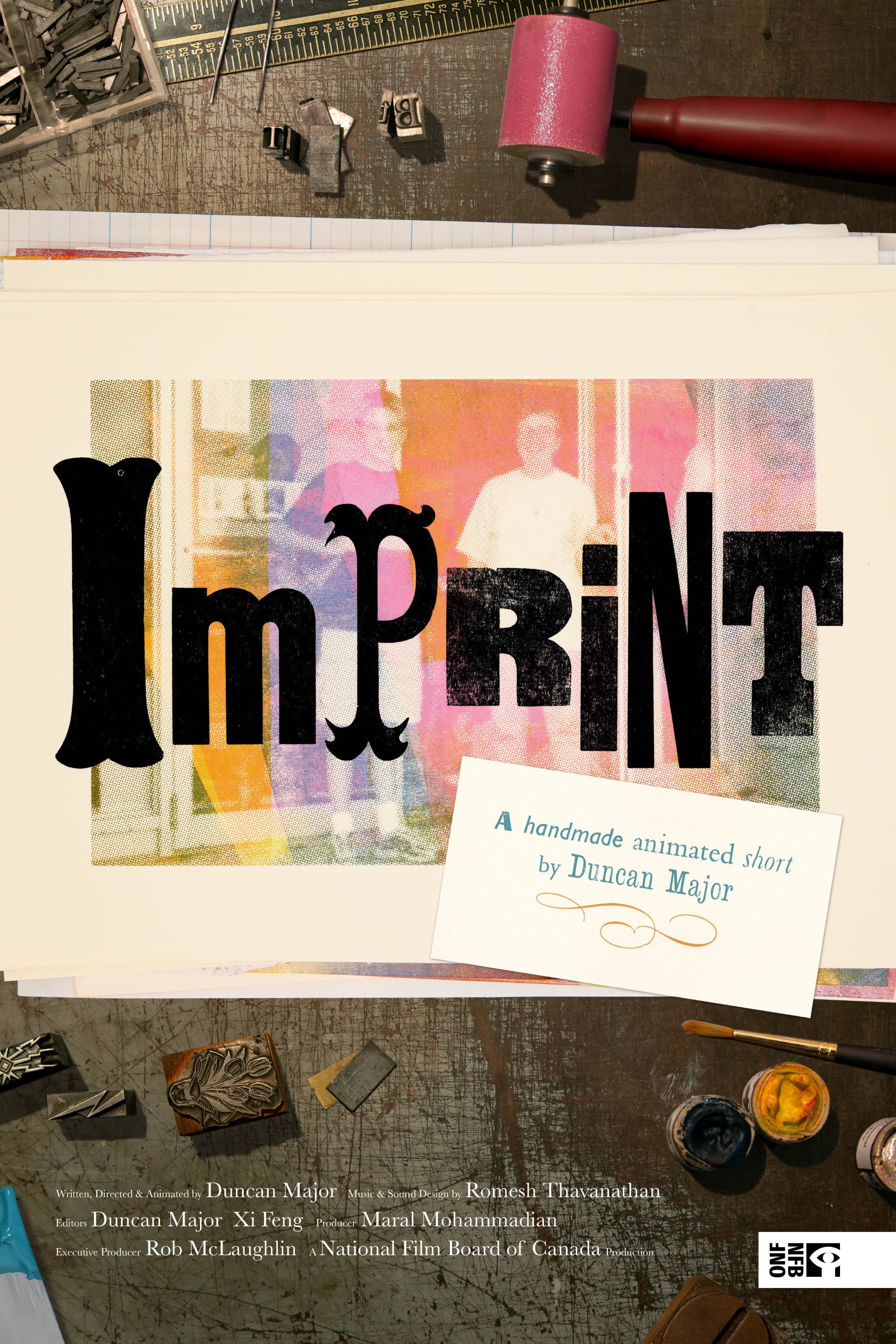Imprint backdrop