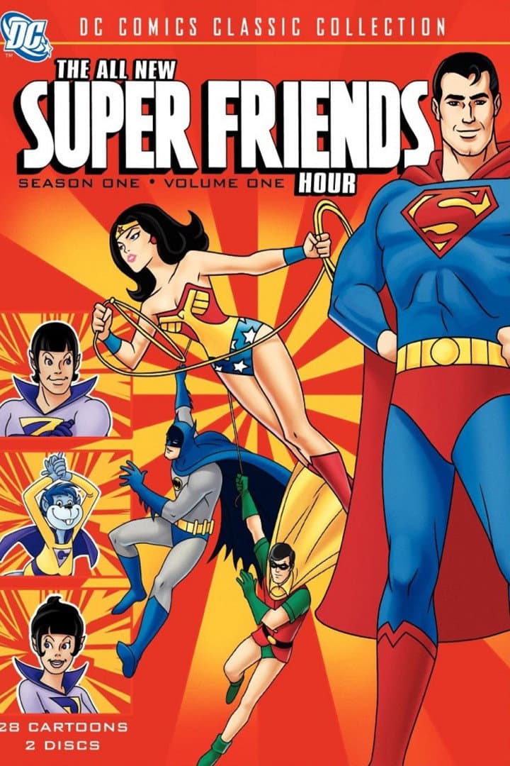 The All-New Super Friends Hour backdrop