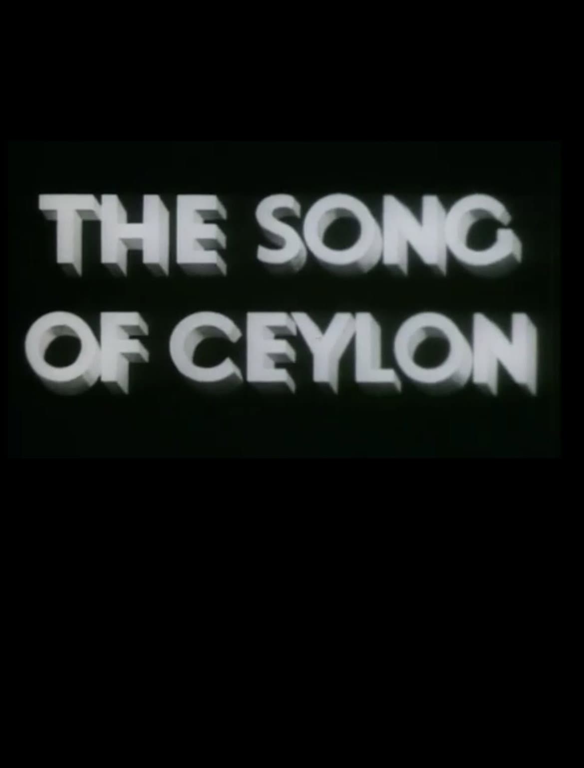 The Song of Ceylon backdrop