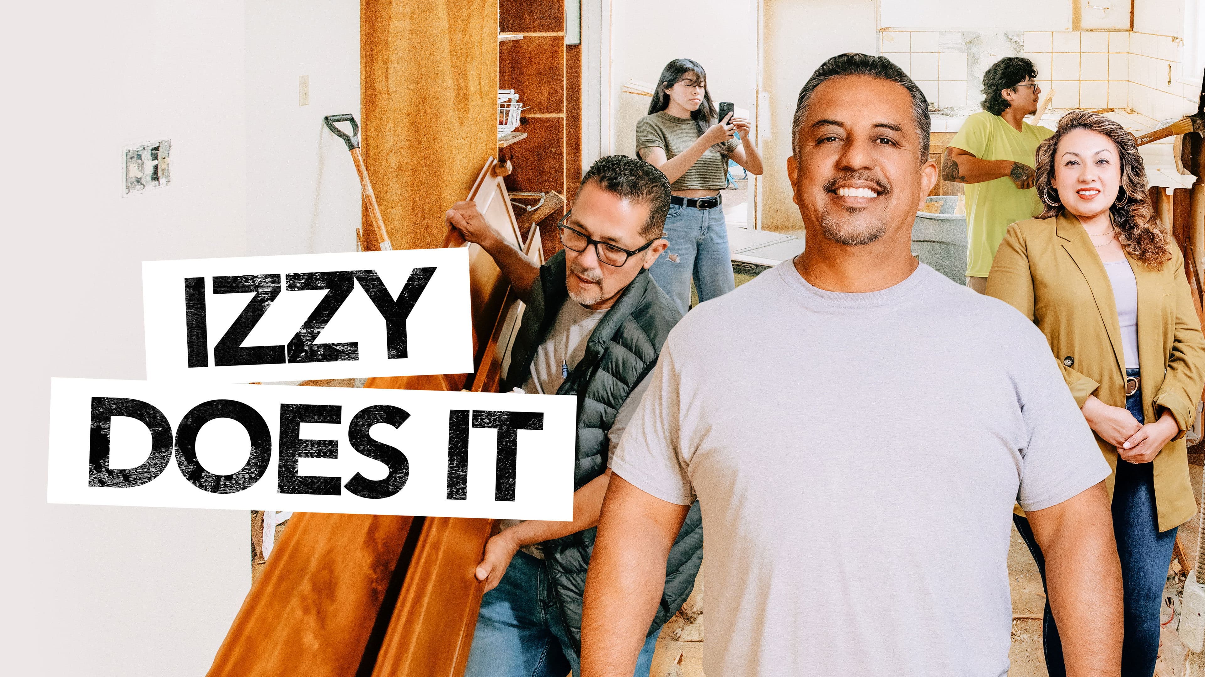 Izzy Does It backdrop