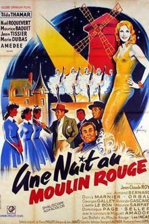 A Night at the Moulin Rouge backdrop