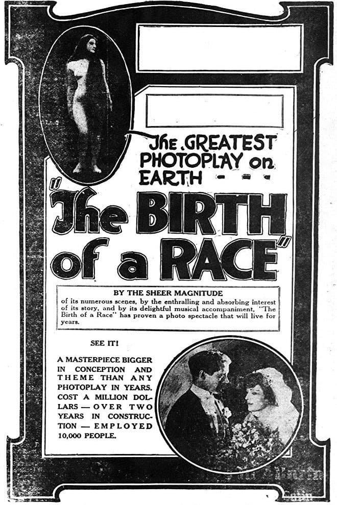 The Birth of a Race backdrop