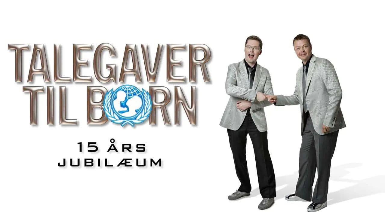 Talegaver til børn: 15 års jubilæum backdrop