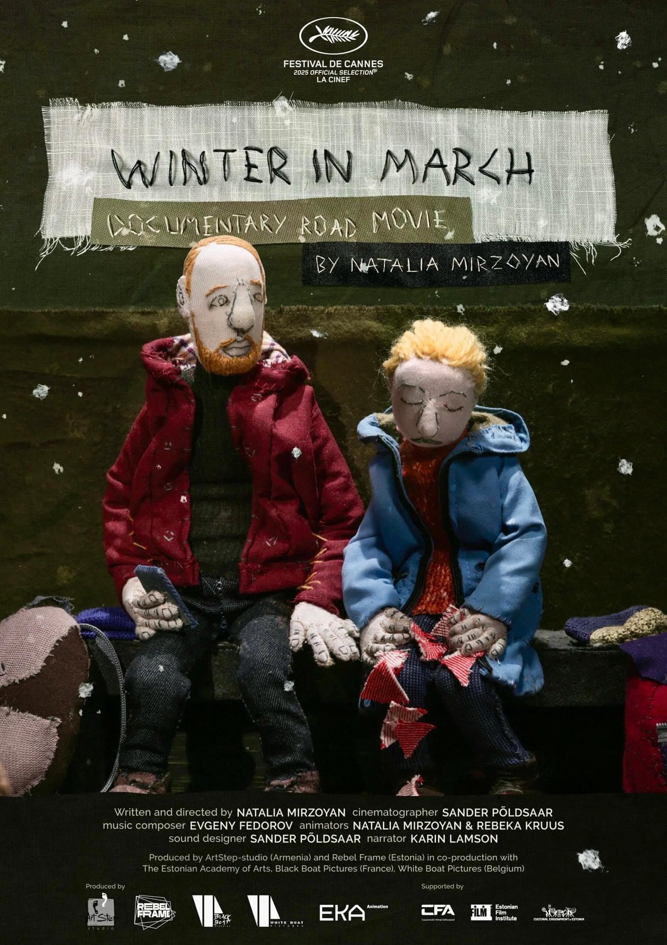 Winter in March backdrop