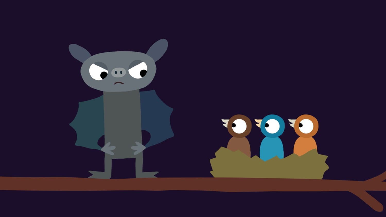 Bat backdrop