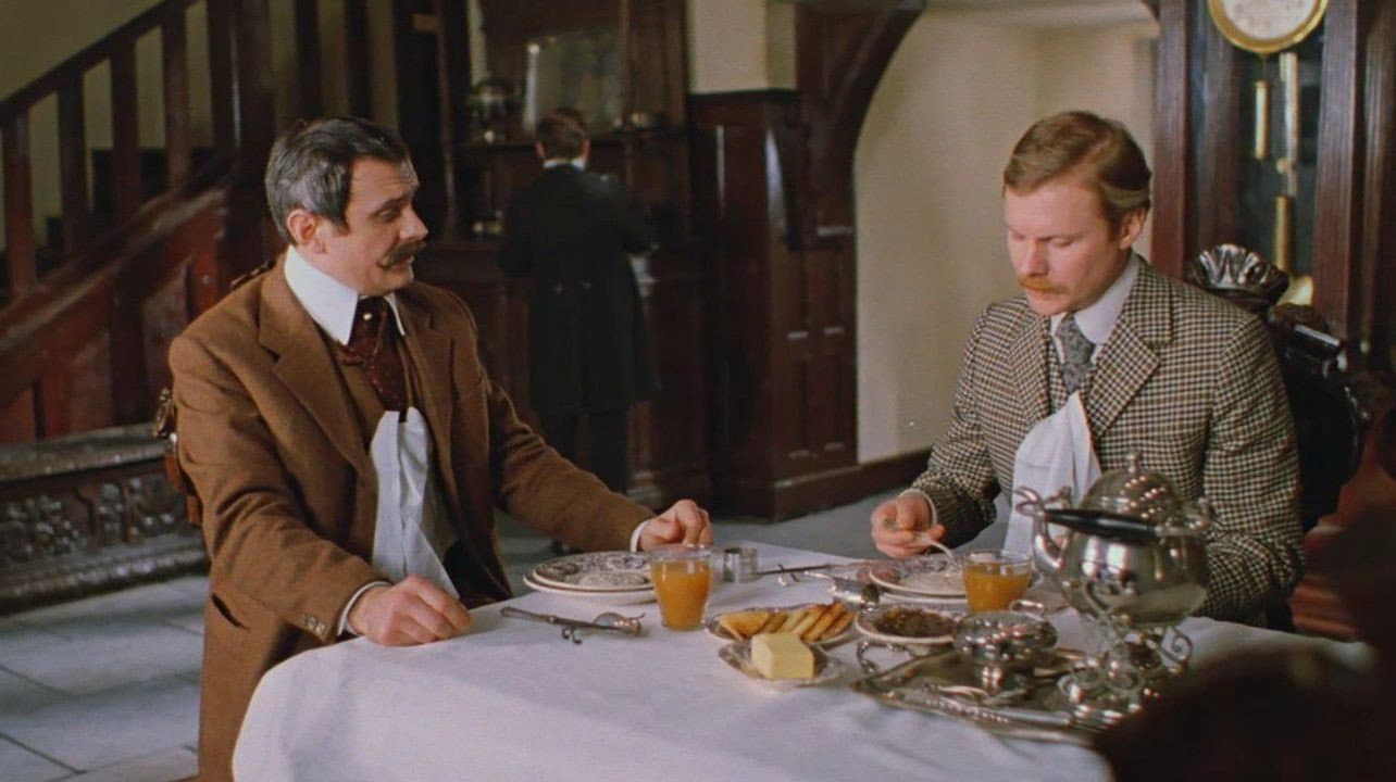 The Adventures of Sherlock Holmes and Dr. Watson: King of Blackmailers backdrop