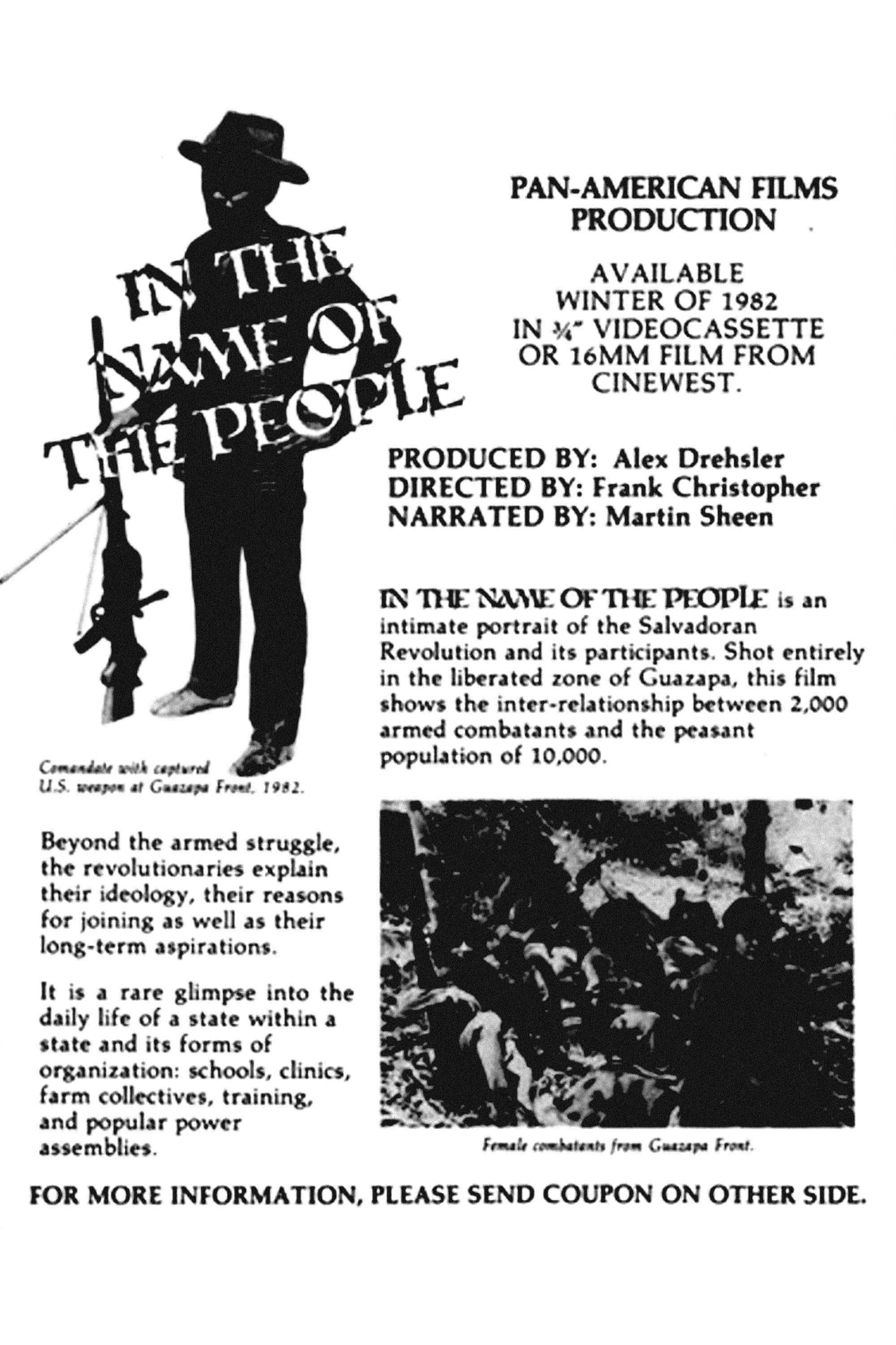 In the Name of the People backdrop