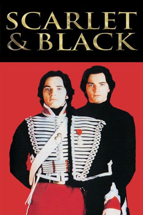 Scarlet and Black backdrop