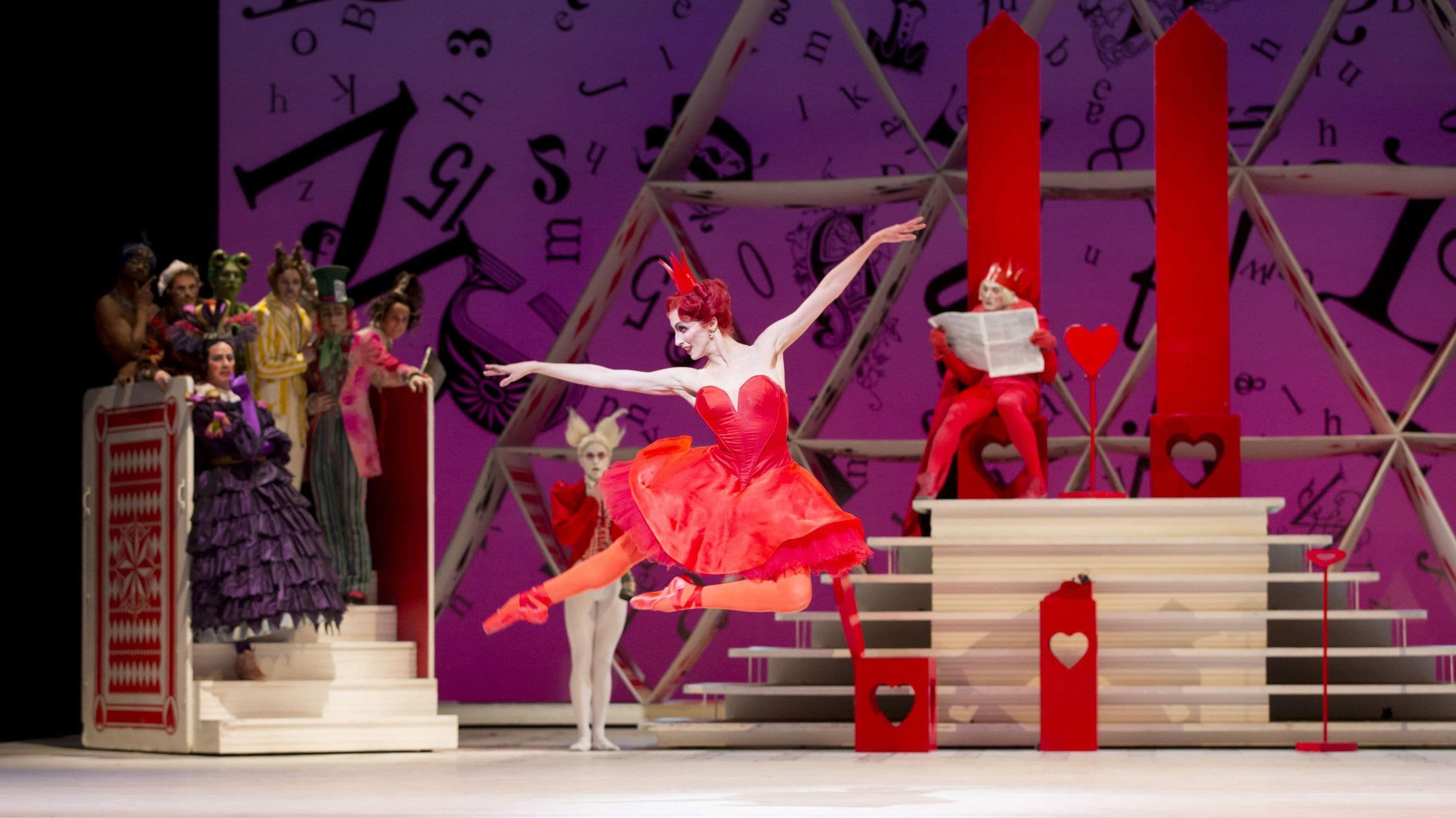 Royal Opera House: Alice's Adventures in Wonderland backdrop