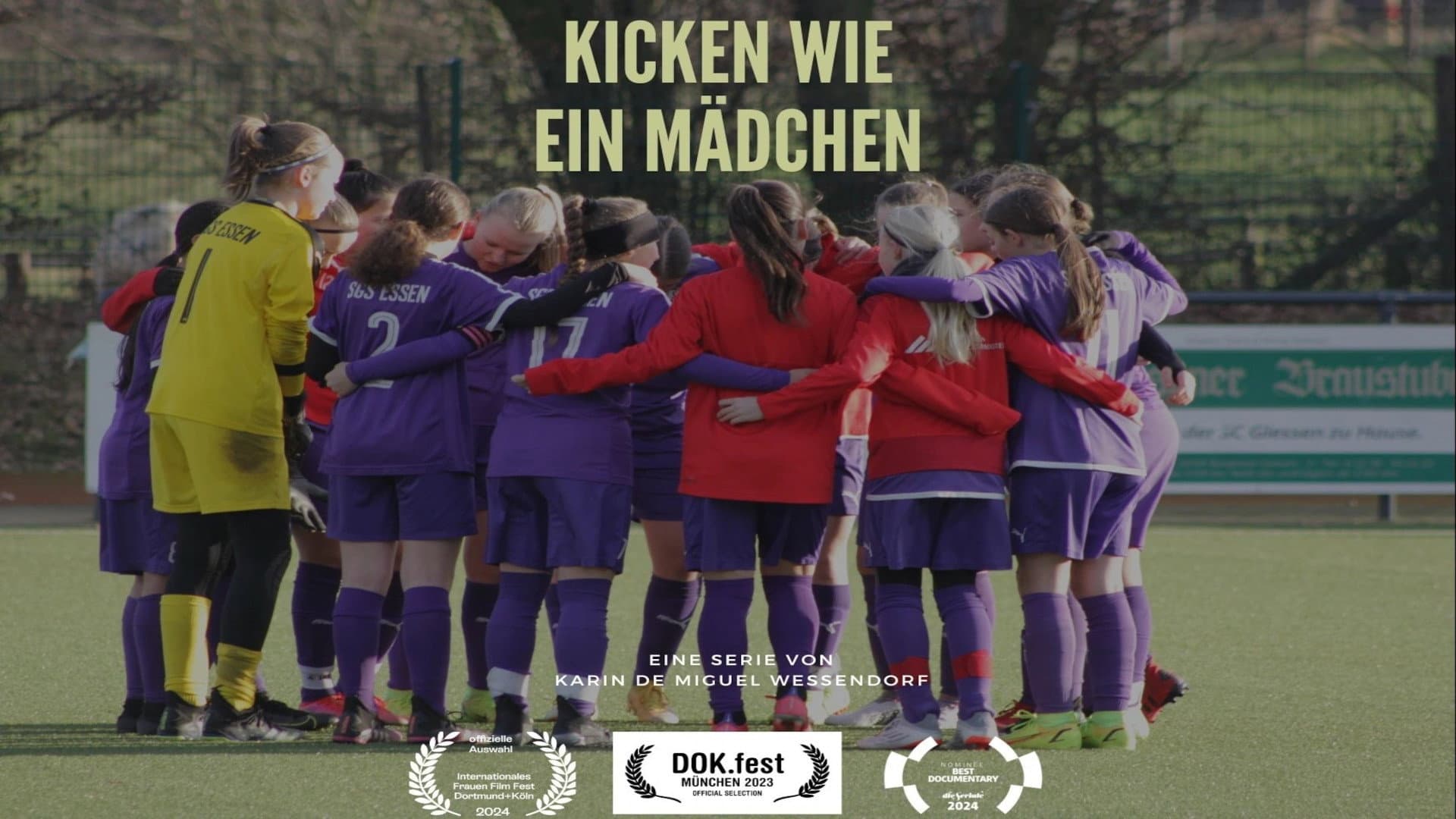 Kicken wie ein Mädchen backdrop