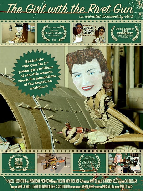 The Girl with the Rivet Gun backdrop