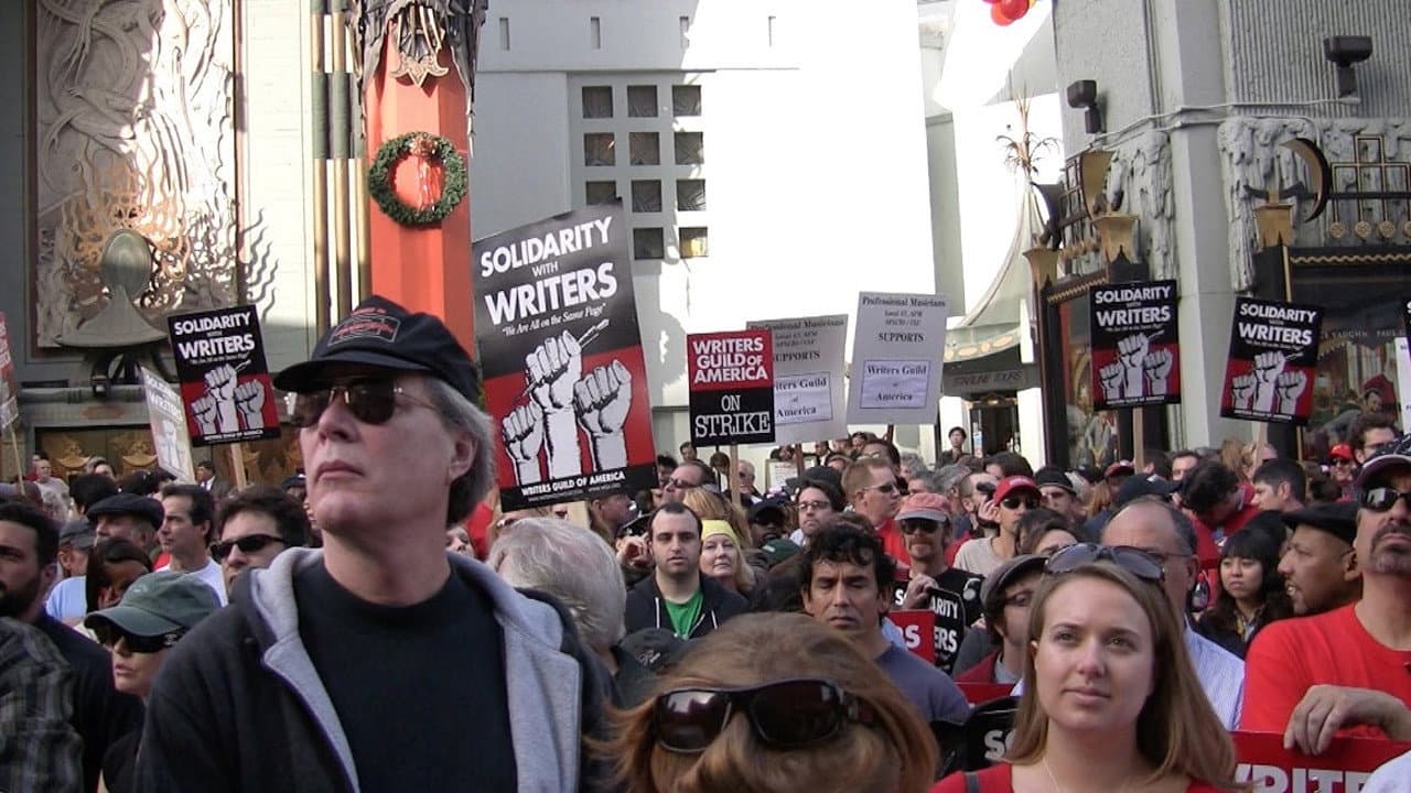 Pencils Down! The 100 Days of the Writers Guild Strike backdrop