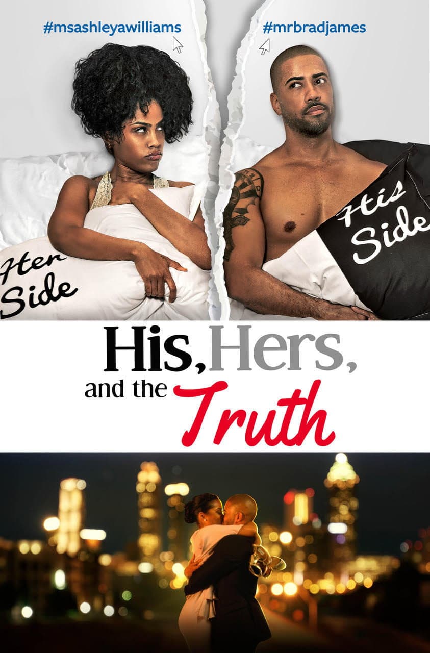 His, Hers and the Truth backdrop