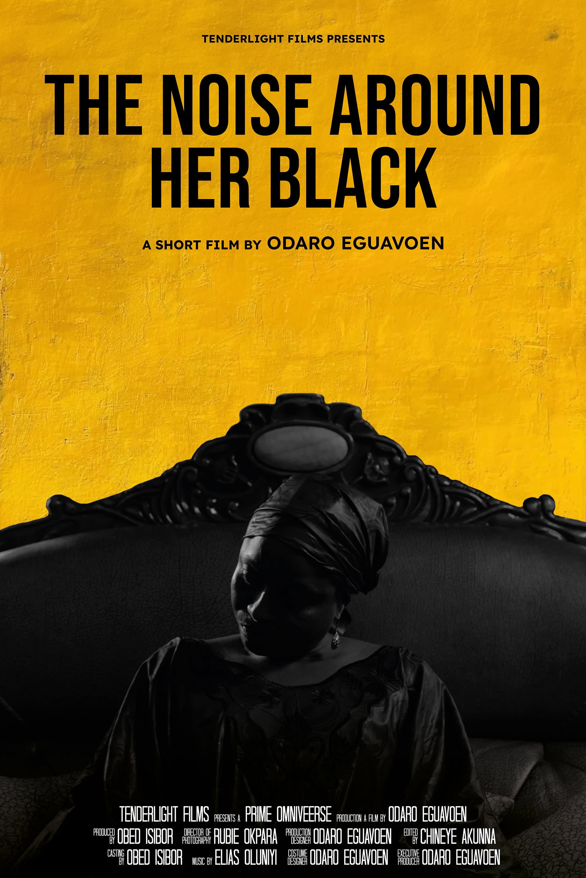 The Noise Around Her Black backdrop