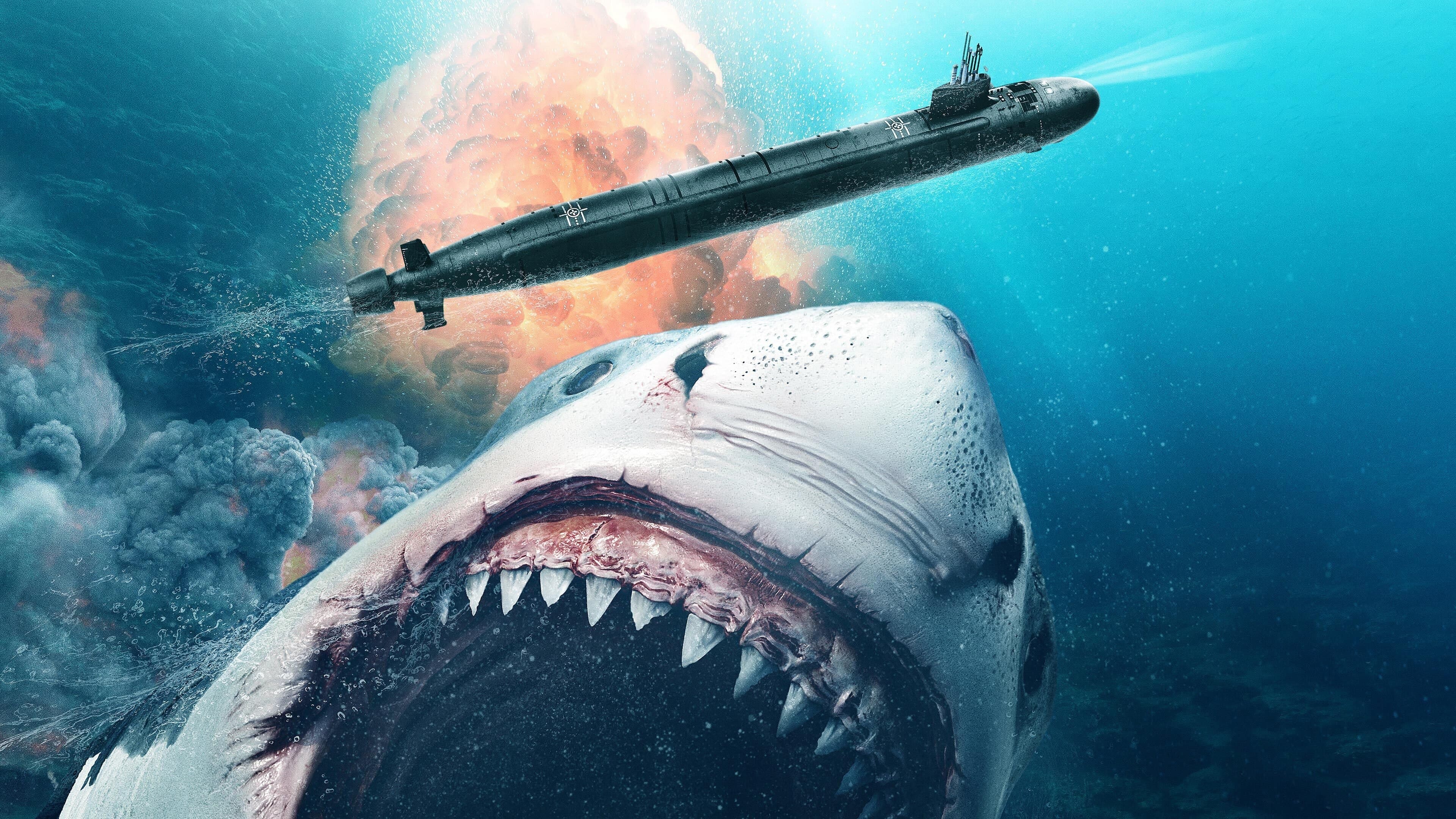 Megalodon Rising backdrop