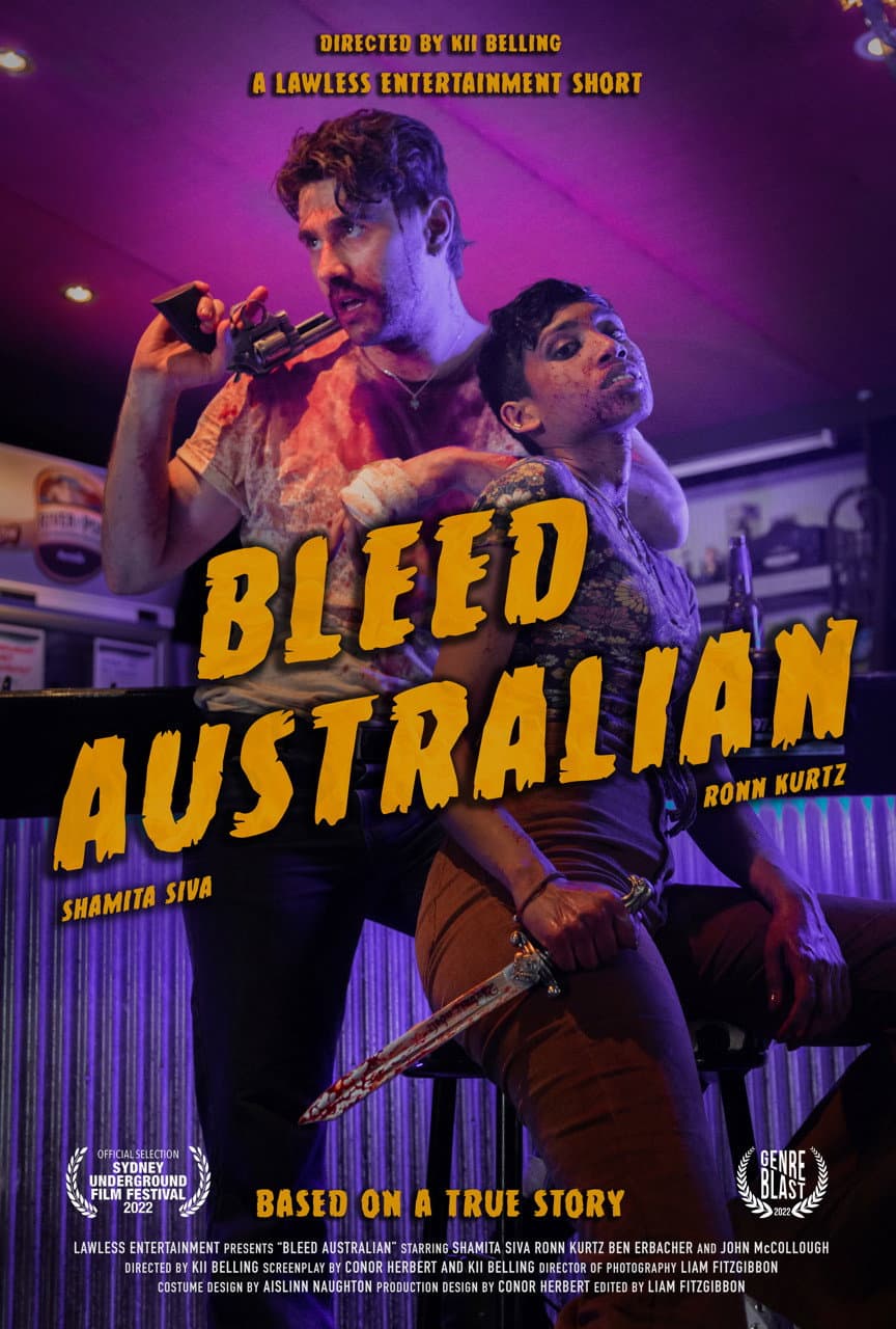 Bleed Australian backdrop