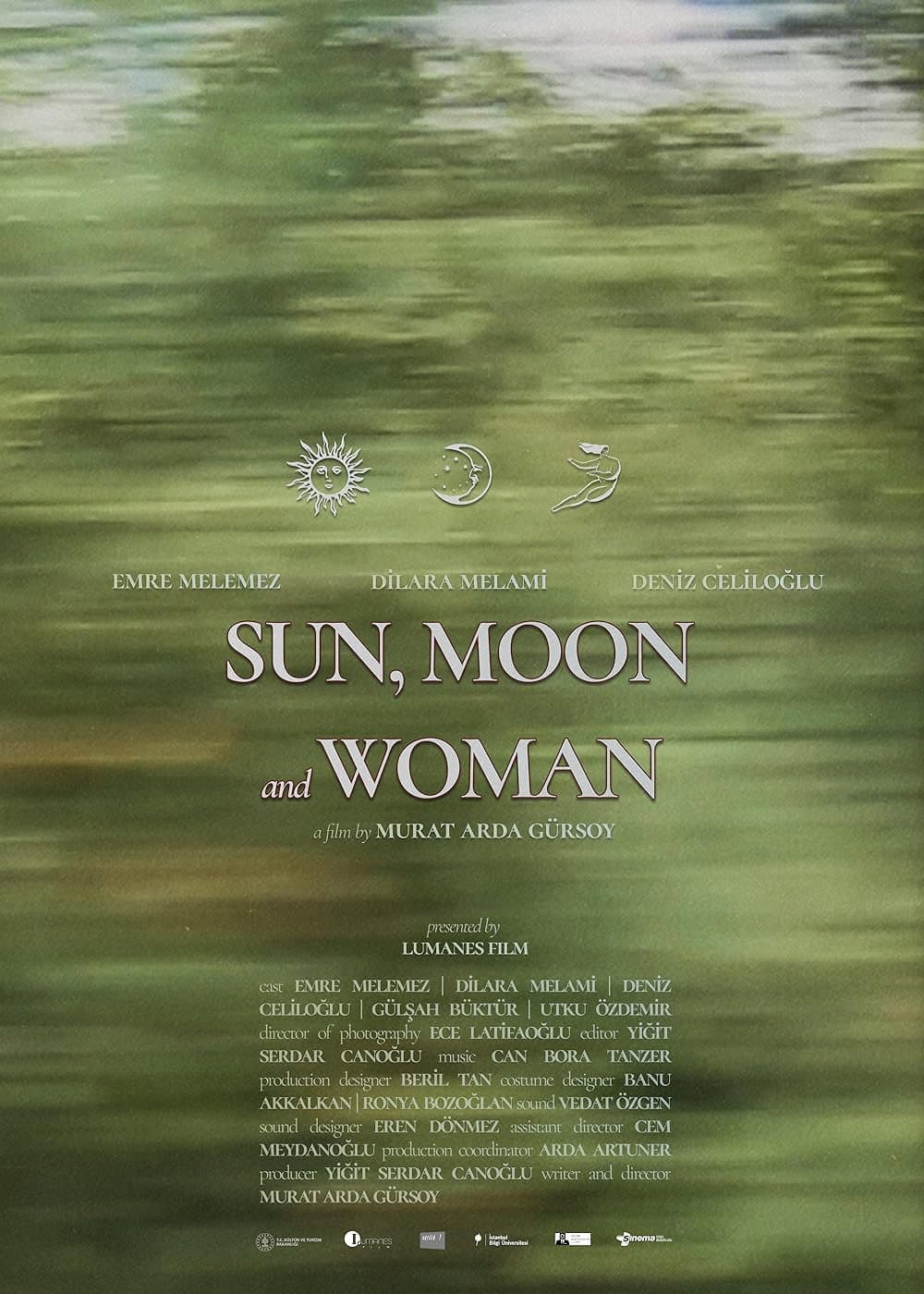 Sun, Moon and Woman backdrop