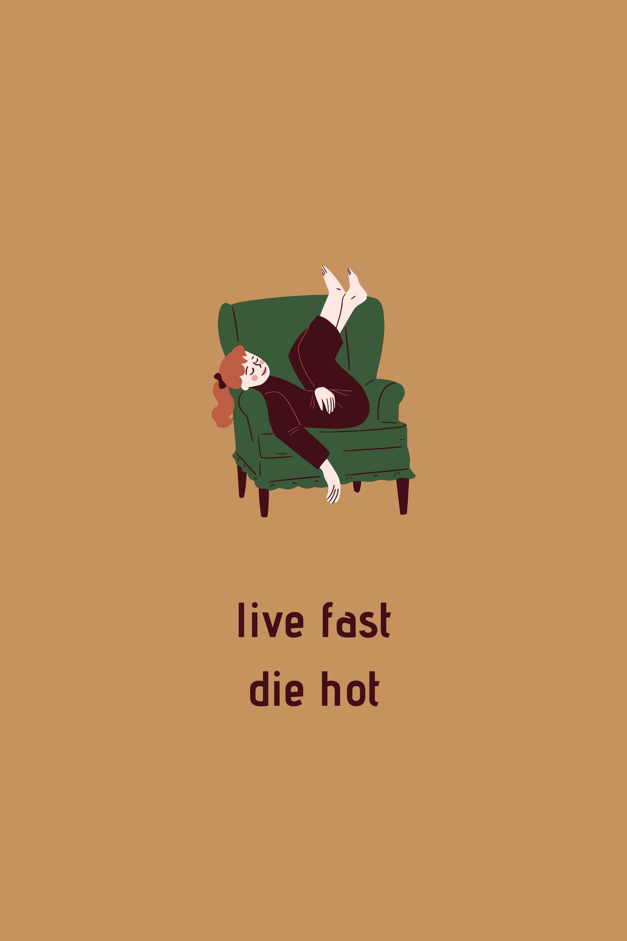 Live Fast Die Hot backdrop