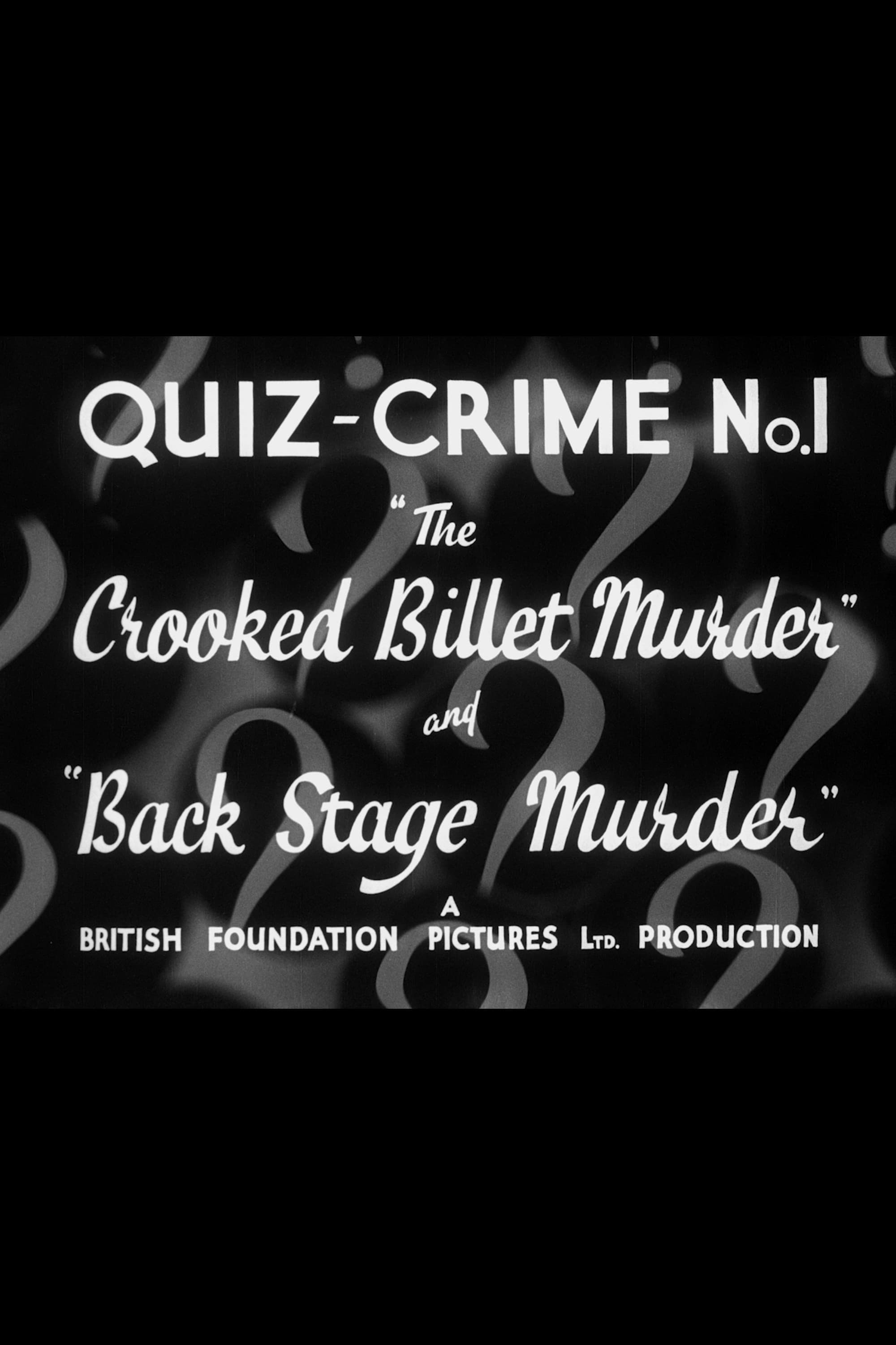 Quiz Crime No. 1 backdrop