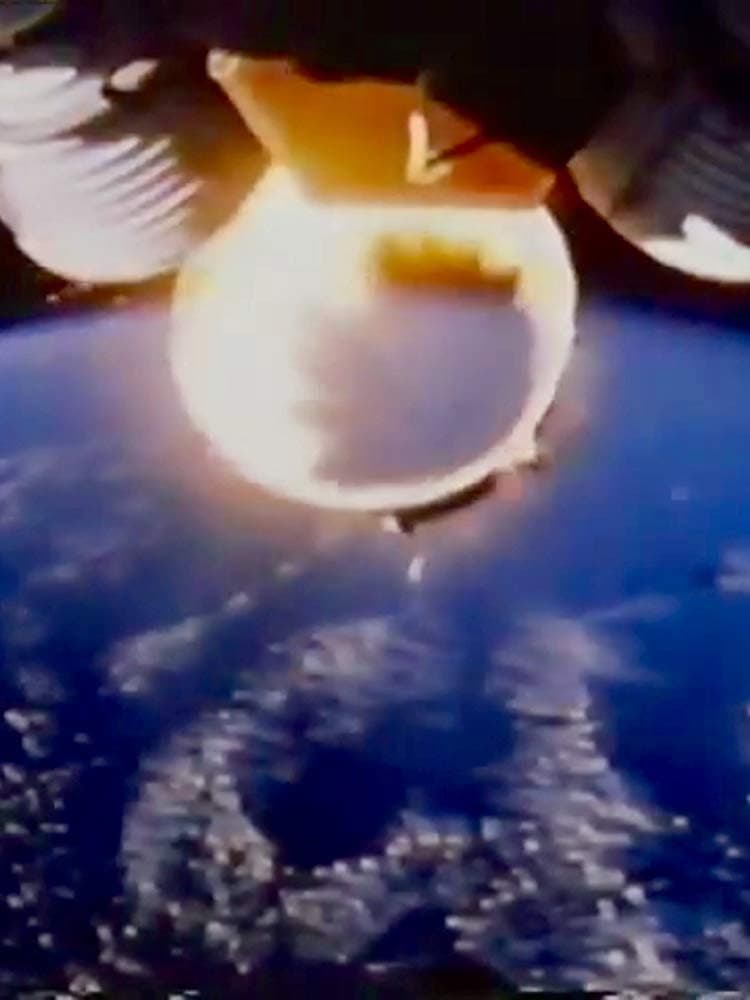 Spaceborne backdrop