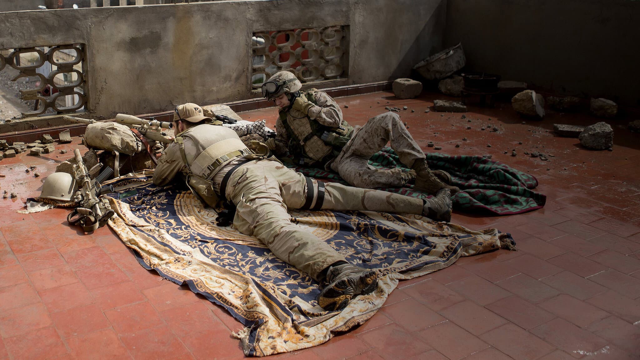 American Sniper backdrop