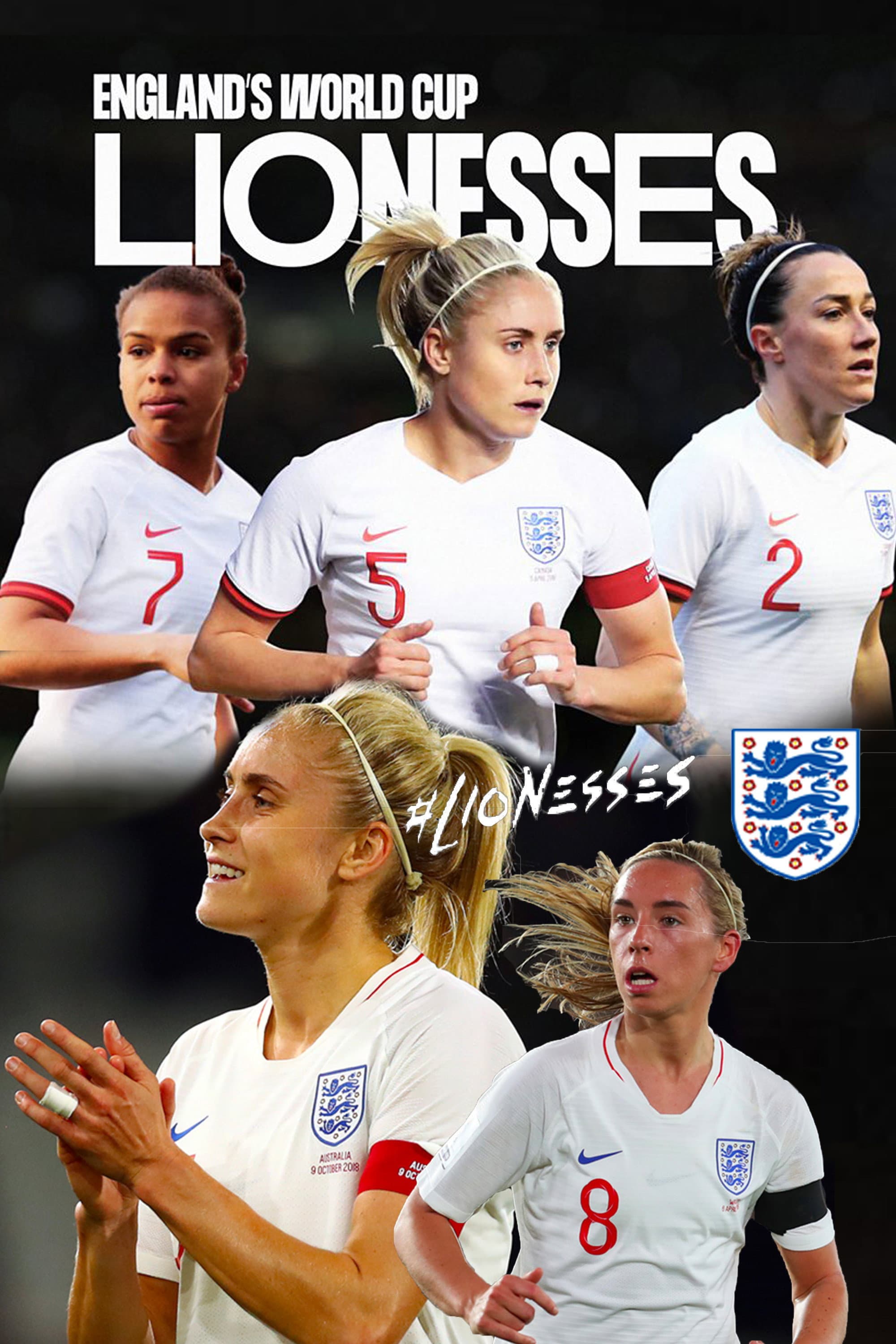 England’s World Cup Lionesses backdrop