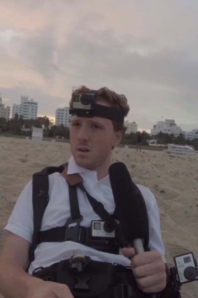 My Trip to Miami backdrop